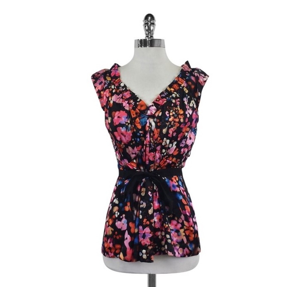 Plenty by Tracy Reese Floral Peplum Top Small